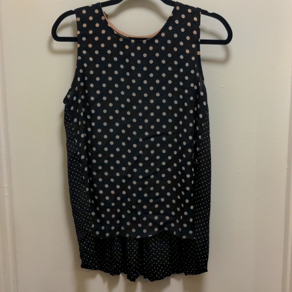 Anthropologie W5 Polka Dot Top